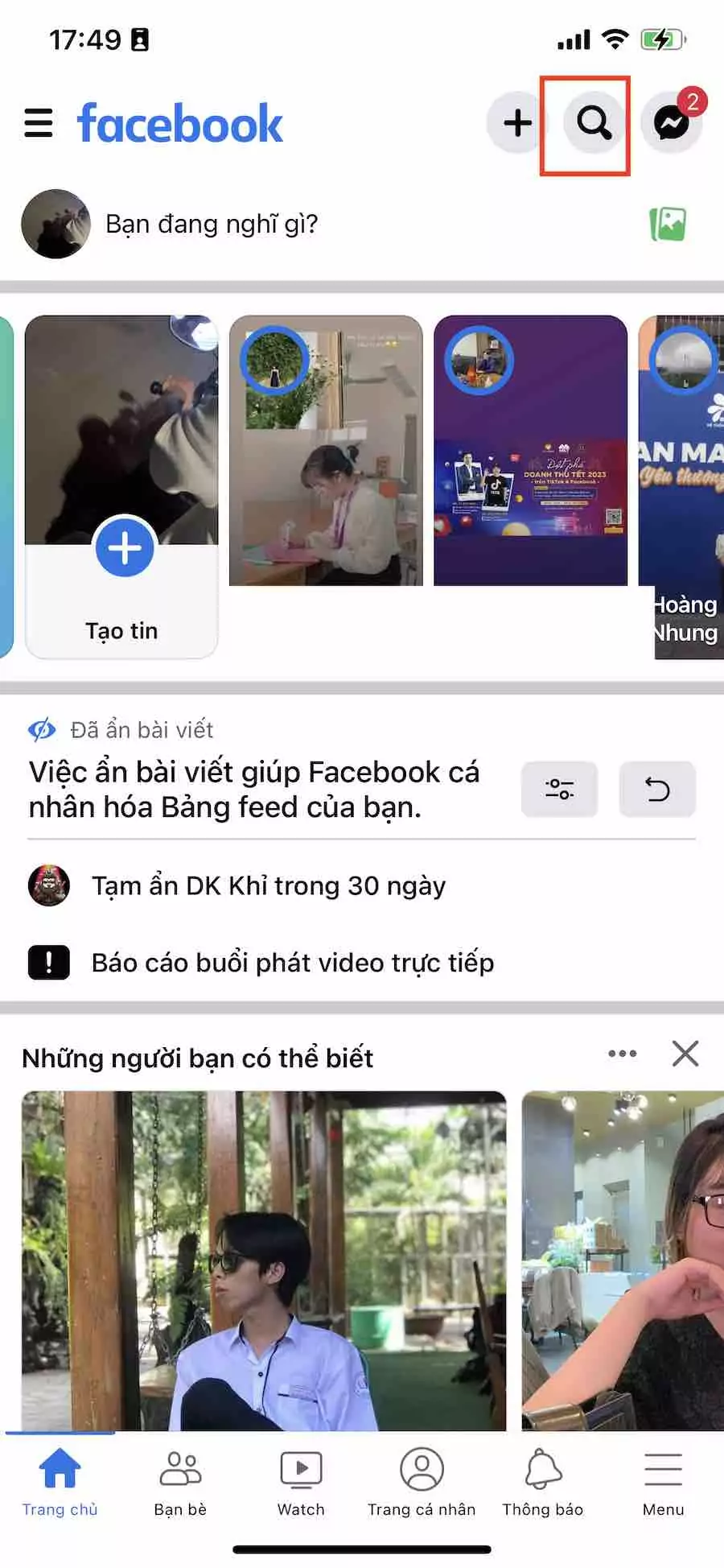 tìm bạn facebook qua sdt