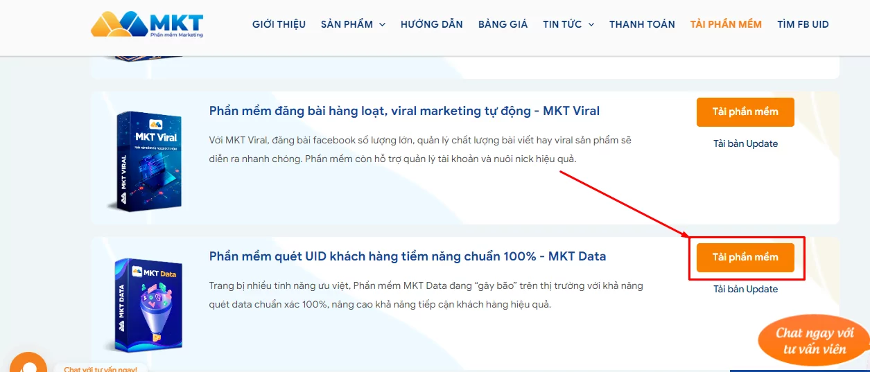 Hướng dẫn cài đặt phần mềm mkt data