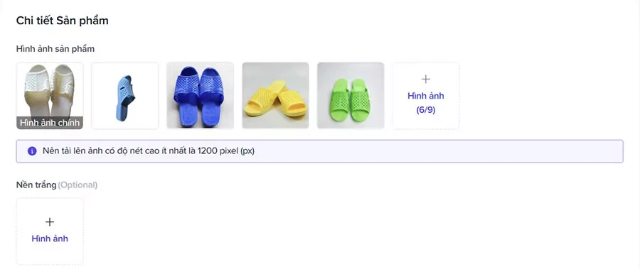Thêm hình ảnh sản phẩm