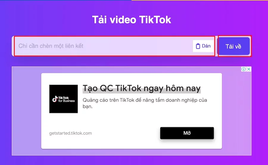 cách tải video TikTok không logo bằng SSSTik