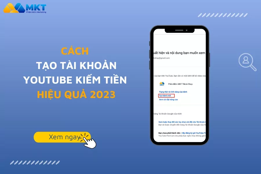 cách tạo tài khoản youtube