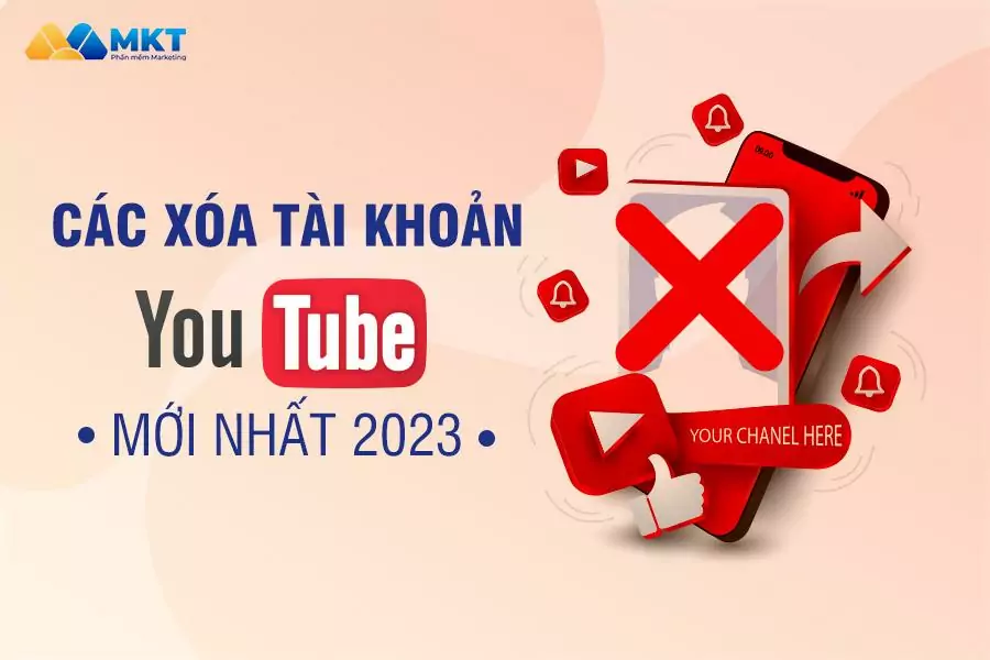 cách xóa tài khoản youtube