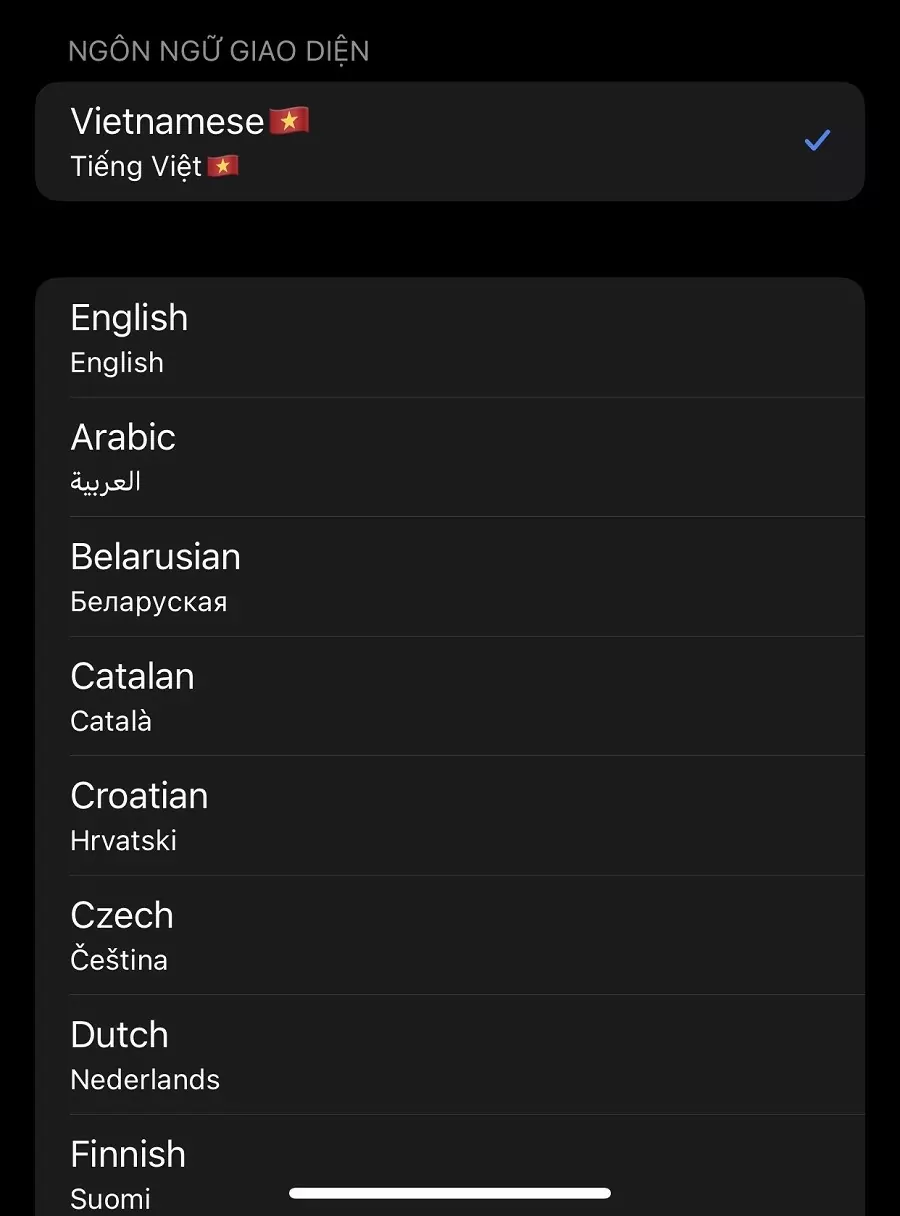 cài đặt tiếng việt cho telegram