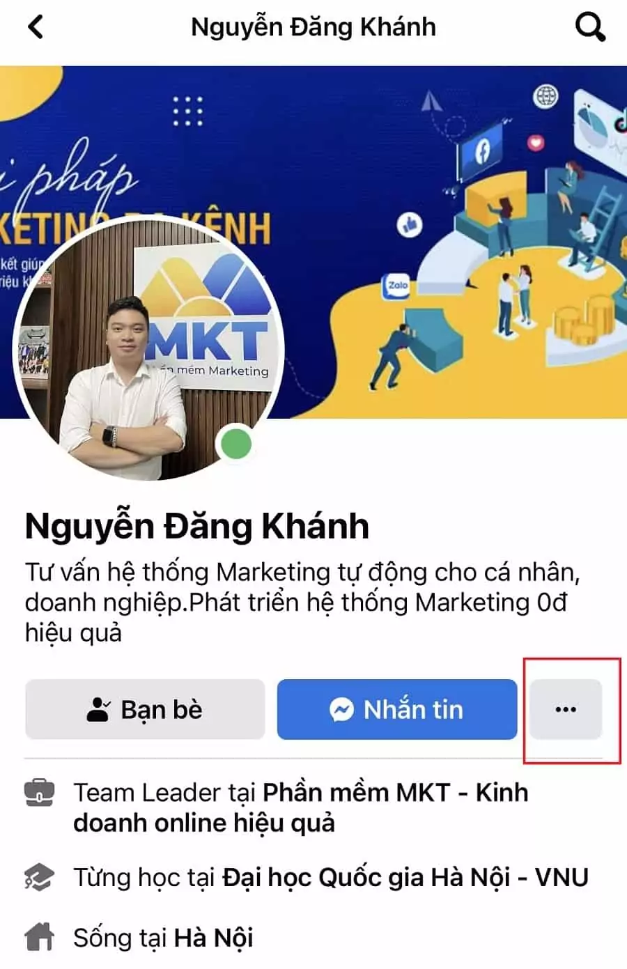 lấy lại fb bằng id