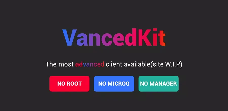 Ứng dụng Vanced kit for VideoTube