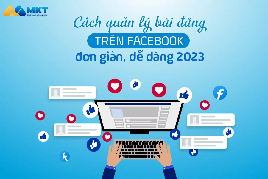 quản lý bài đăng trên facebook