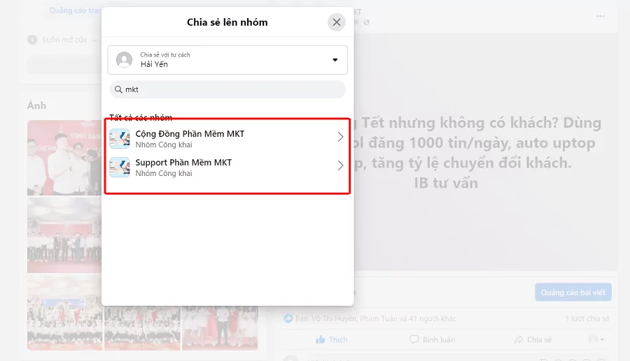 cách chia sẻ bài viết trên facebook