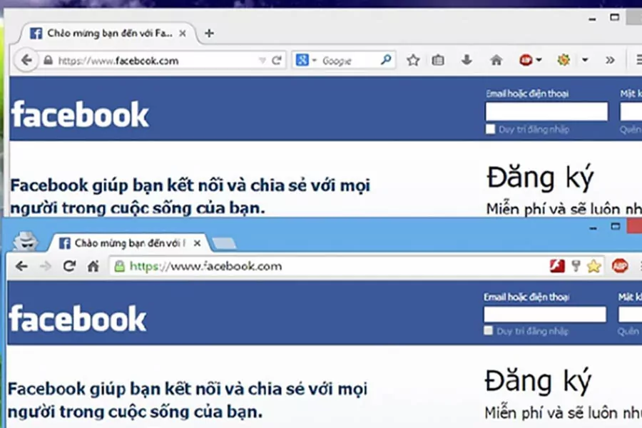 Đăng nhập nhiều tài khoản Facebook bằng nhiều trình duyệt khác nhau