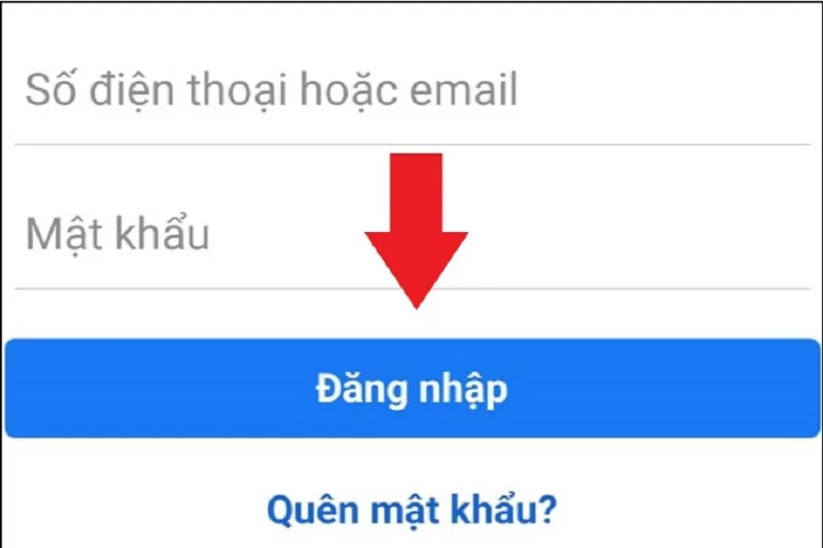 Dùng địa chỉ email để đăng nhập