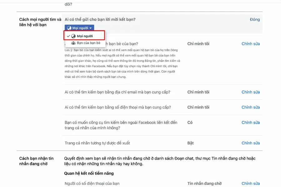 hướng dẫn bật theo dõi trên facebook