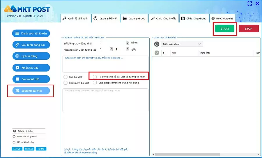 tool auto share facebook