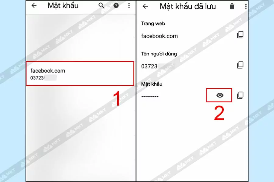 cách hiển thị mật khẩu facebook của mình