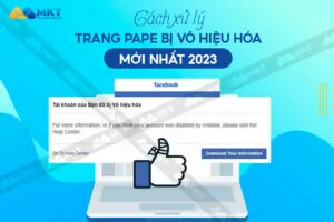 Trang Page bị vô hiệu hóa
