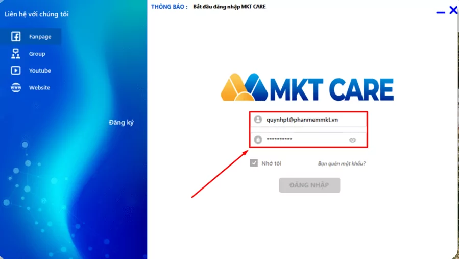 Hướng dẫn cách thêm bài viết vào phần mềm MKT Care
