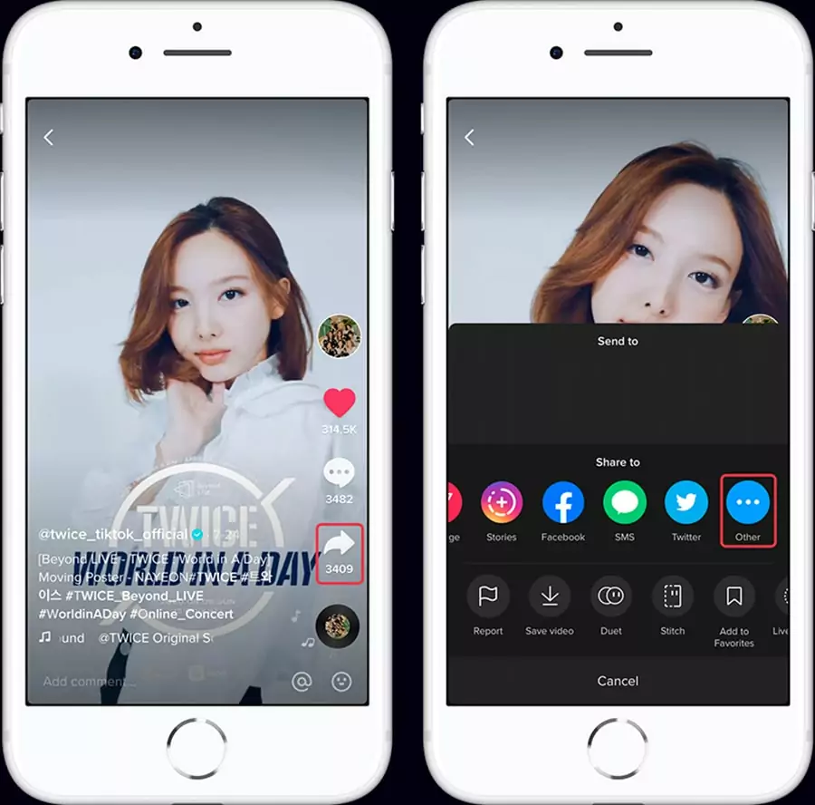 Cách lưu video TikTok khi không có nút lưu trên iPhone bằng DTikTok