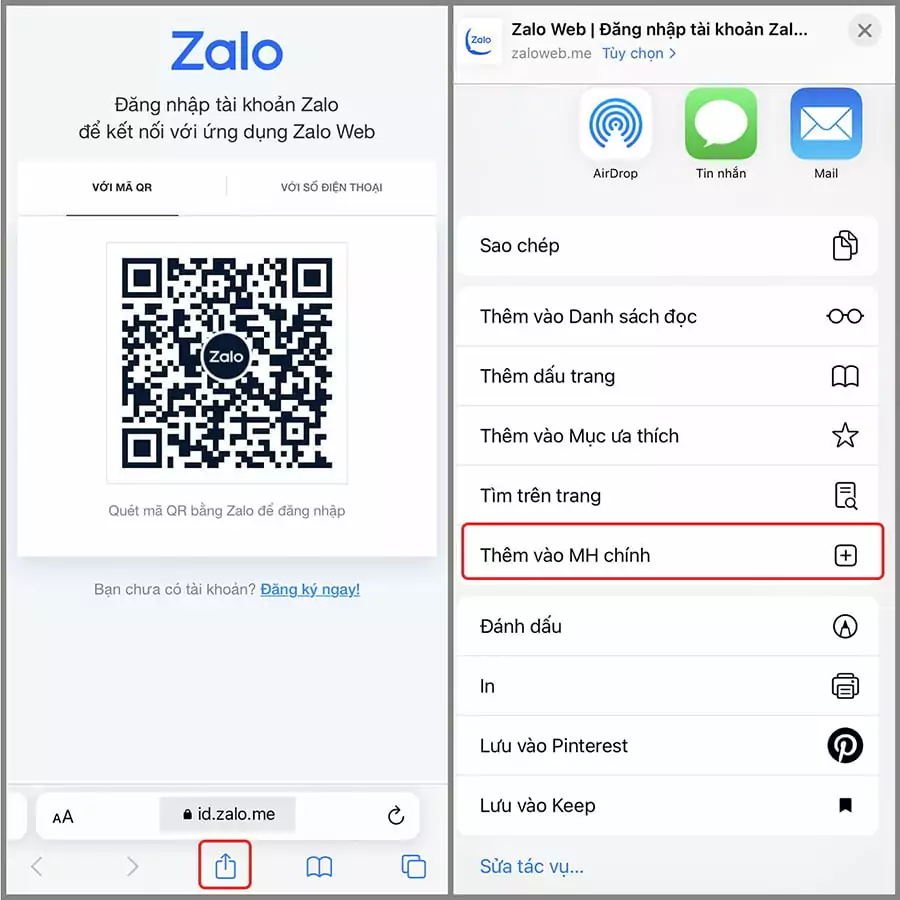 Cách dùng 2 tài khoản Zalo trên iPhone