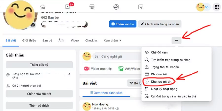 Cách xem người lạ xem story Facebook là ai bằng máy tính