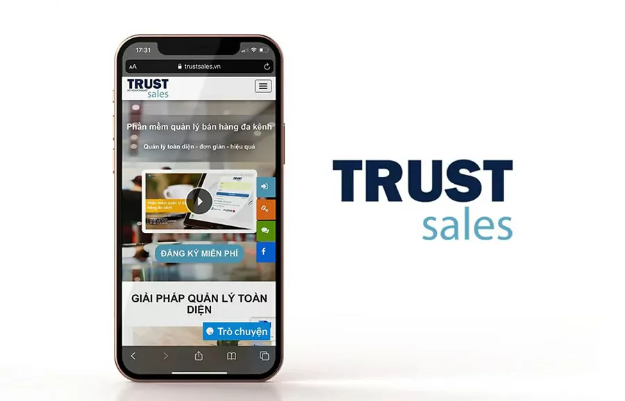 Phần mềm hỗ trợ bán hàng đa kênh TrustSales