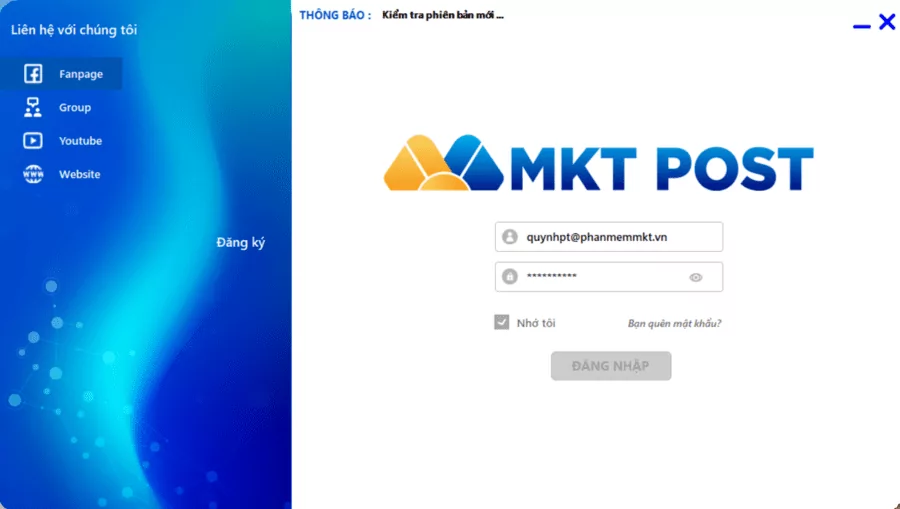 Hướng dẫn đăng video lên trang cá nhân tự động bằng MKT Post 