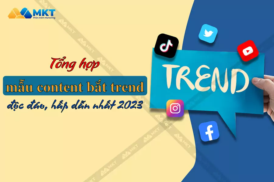 Mẫu content bắt trend