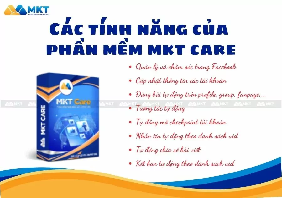 Các tính năng của phần mềm MKT Care