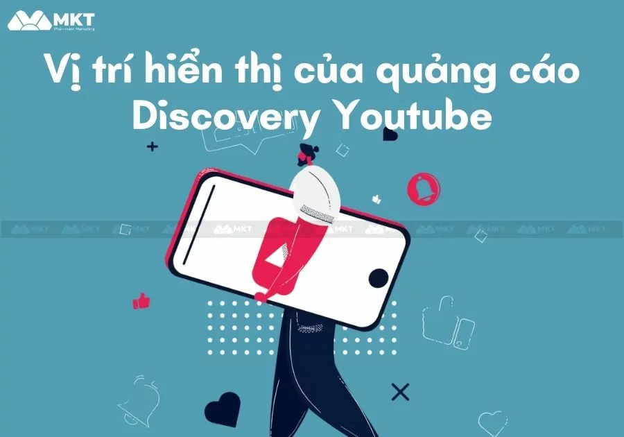 Vị trí hiển thị của quảng cáo Discovery Youtube