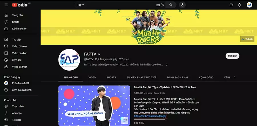 Kênh YouTube FAPTV