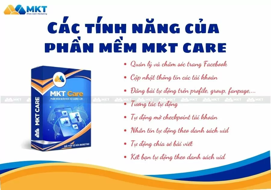 Tính năng của phần mềm nuôi Via 5m8 MKT Care