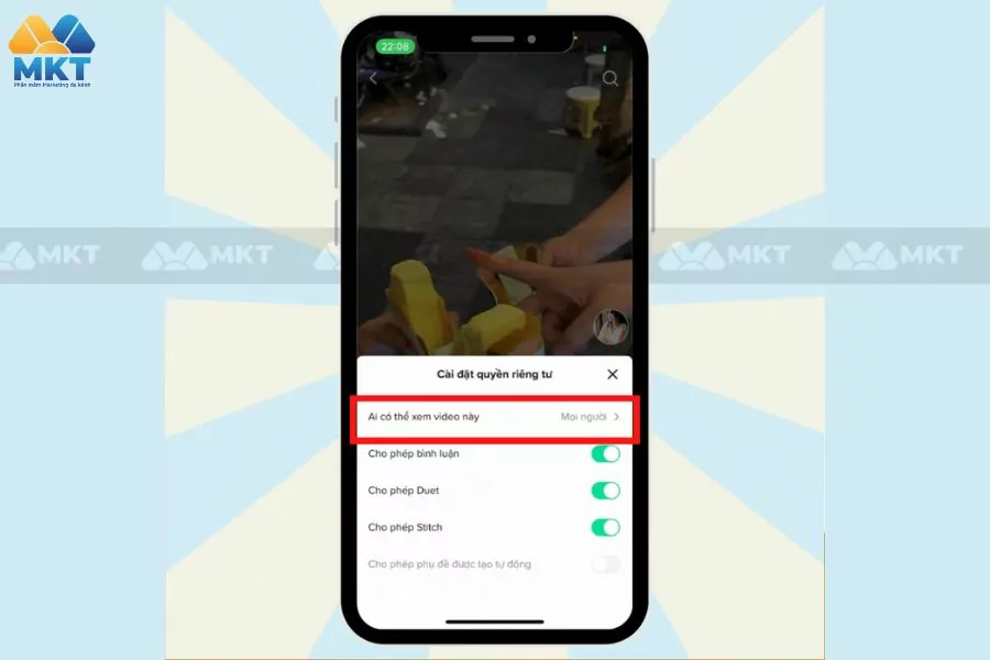 Cách ẩn video đã đăng trên TikTok