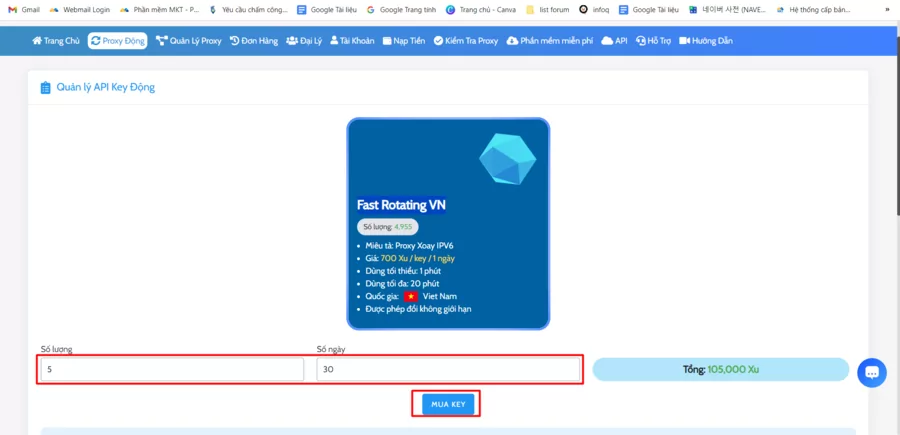 Hướng dẫn cài đặt proxy hỗ trợ đổi IP trên phần mềm MKT Viral