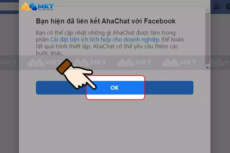 Chọn tiếp OK