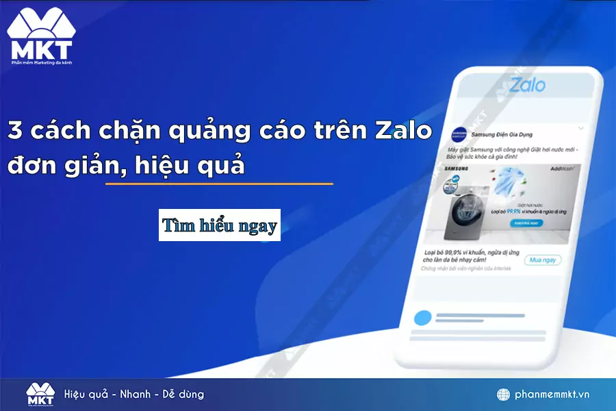 Cách chặn quảng cáo trên Zalo cho điện thoại, máy tính