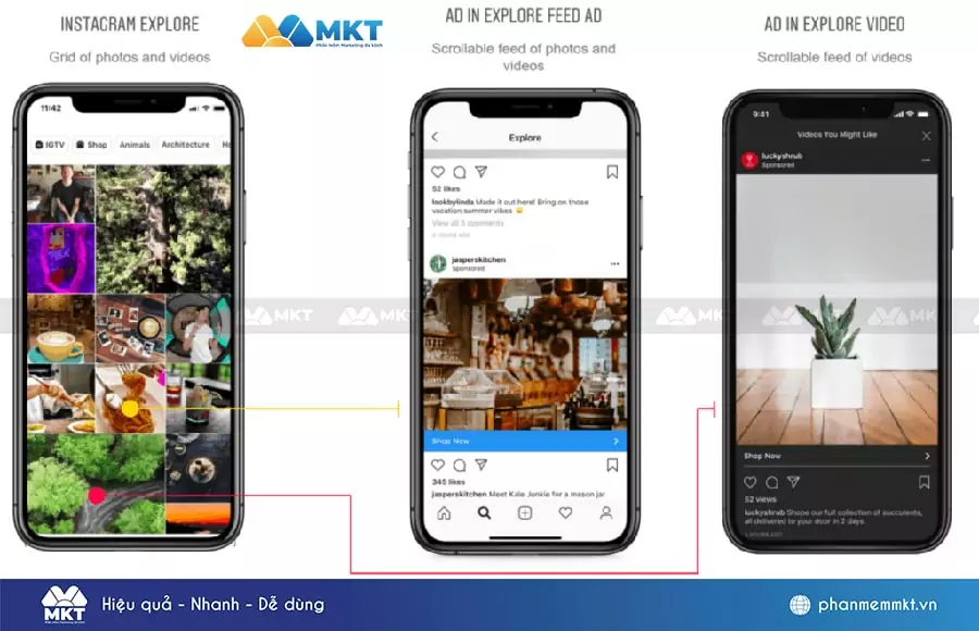 Chạy quảng cáo trong trang Khám phá