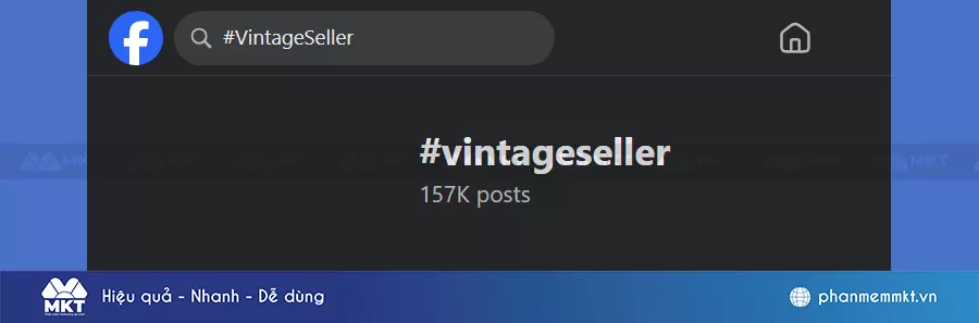 Tương tự, trên Facebook có 157.000 bài đăng sử dụng #VintageSeller