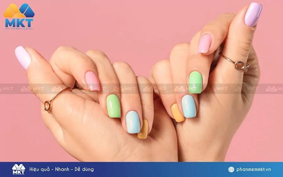 STT quảng cáo nail bắt "trend"