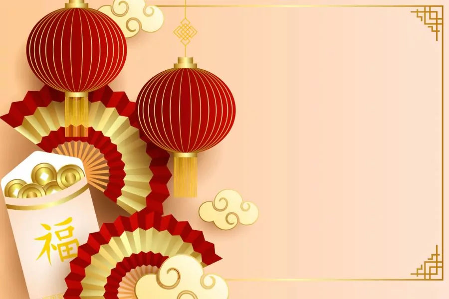 background Tết 2024 tươi sáng