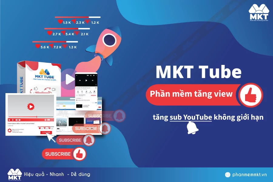 App tăng giờ xem YouTube - MKT Tube
