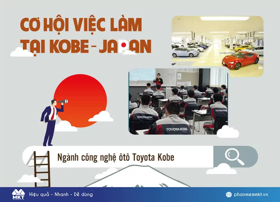 Cơ hội việc làm tại Kobe-Japan - ngành công nghệ ôtô Toyota Kobe