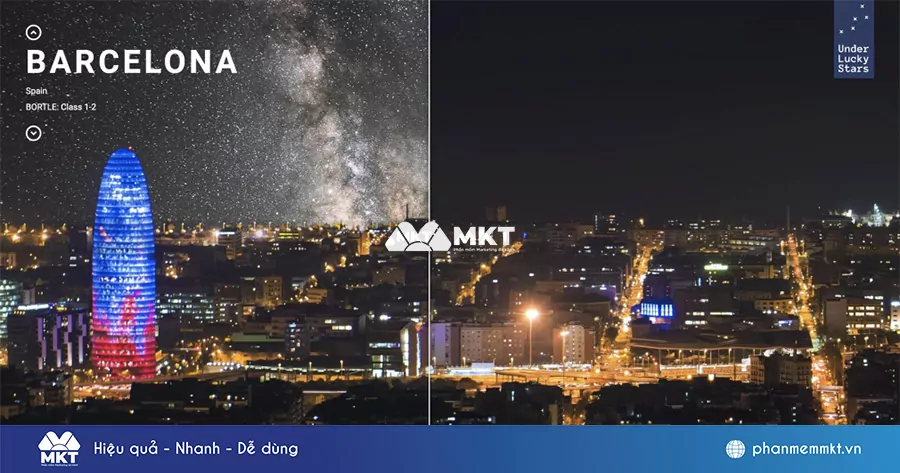 Image Sliders - Ô nhiễm ánh sáng
