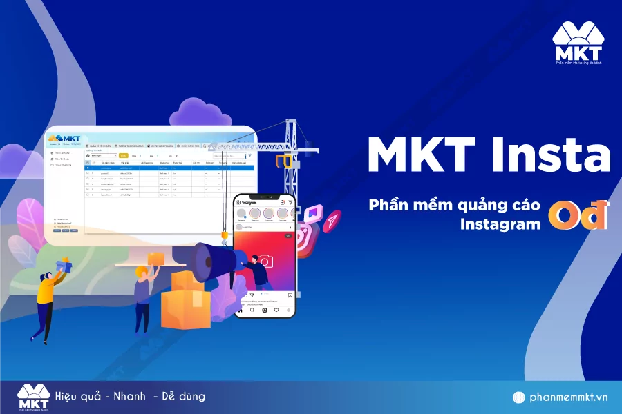 MKT Insta - Phần mềm quảng cáo Instagram 0 đồng
