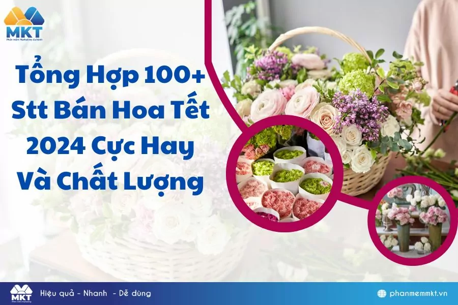 Stt bán hoa Tết 2024