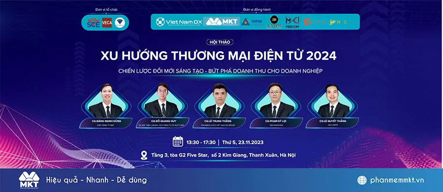 Hội thảo "Xu hướng thương mại điện tử 2024"