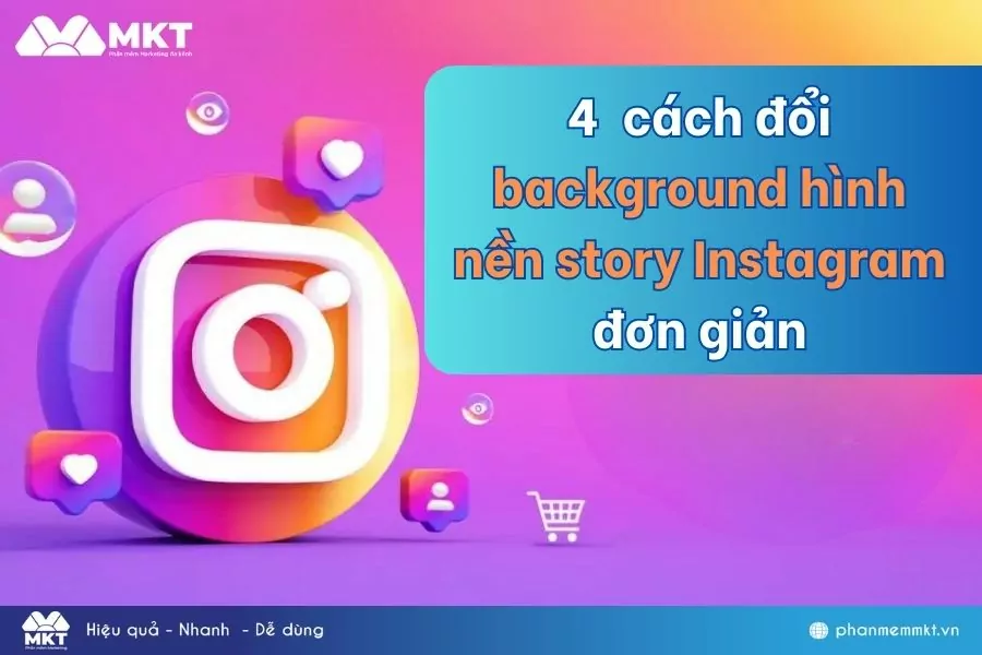 4 Cách đổi background hình nền story Instagram