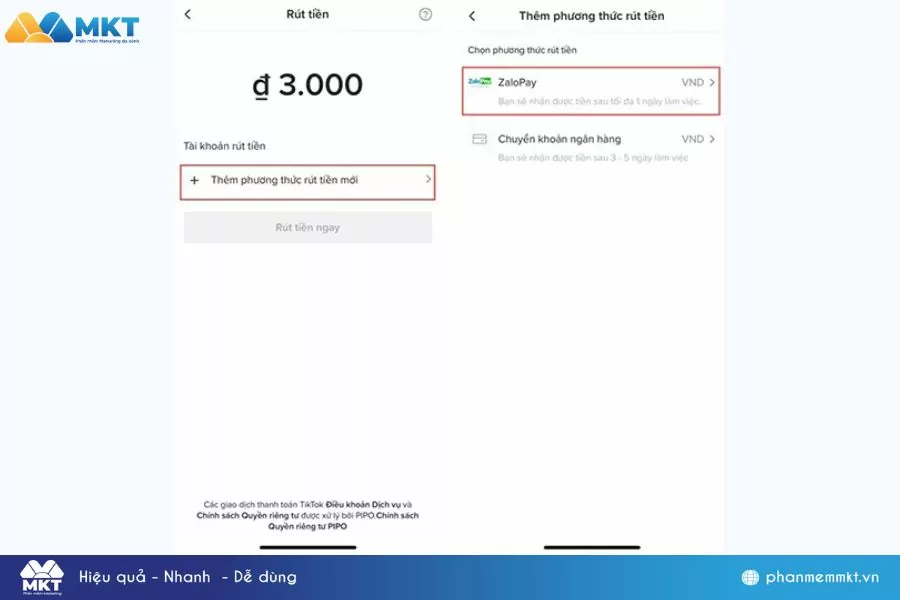 Cách rút tiền từ nhặt xu TikTok Cách rút tiền từ nhặt xu TikTok