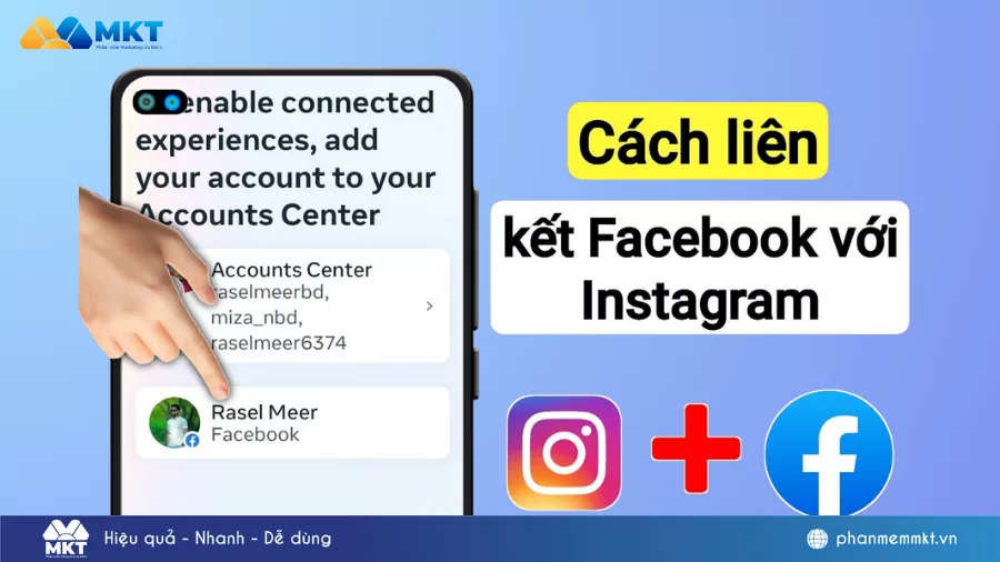 Cách liên kết Instagram với Facebook chi tiết 